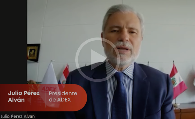 Video de Julio Pérez, Presidente de ADEX, envía su saludo por el aniversario 60 USMP.