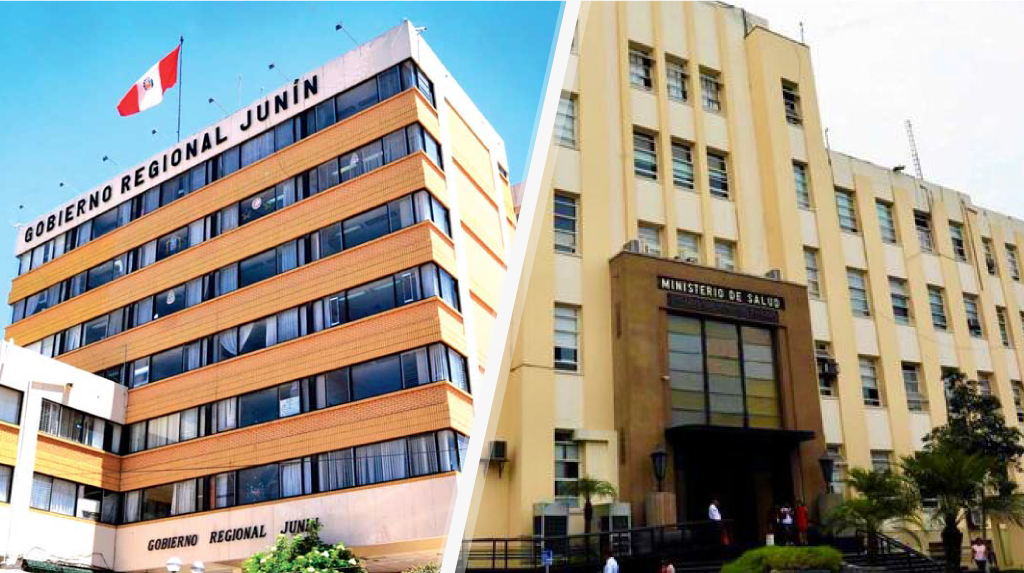 Foto del Gobierno regional de Junín y el Ministerio de Salud