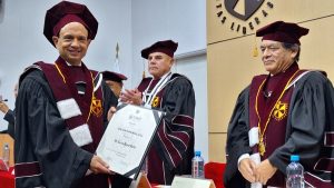 Universidad de San Martín de Porres entregó distinción de Doctor Honoris Causa al Dr. Carlos Bernal Pulido
