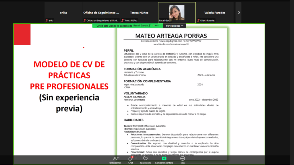 SEGUIMIENTO AL GRADUADO USMP